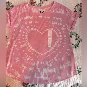 NEW Condition SO shirt. Color pink & white, size XL ( 14/16 )